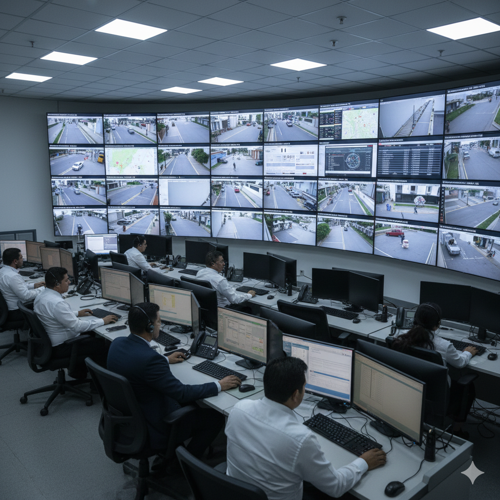 Centro de control Softcorp GO gestión de emergencias